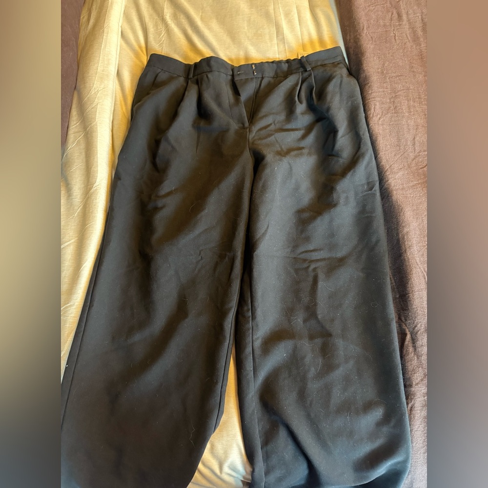 Abercrombie & Fitch Women's Black Wide Leg Pants